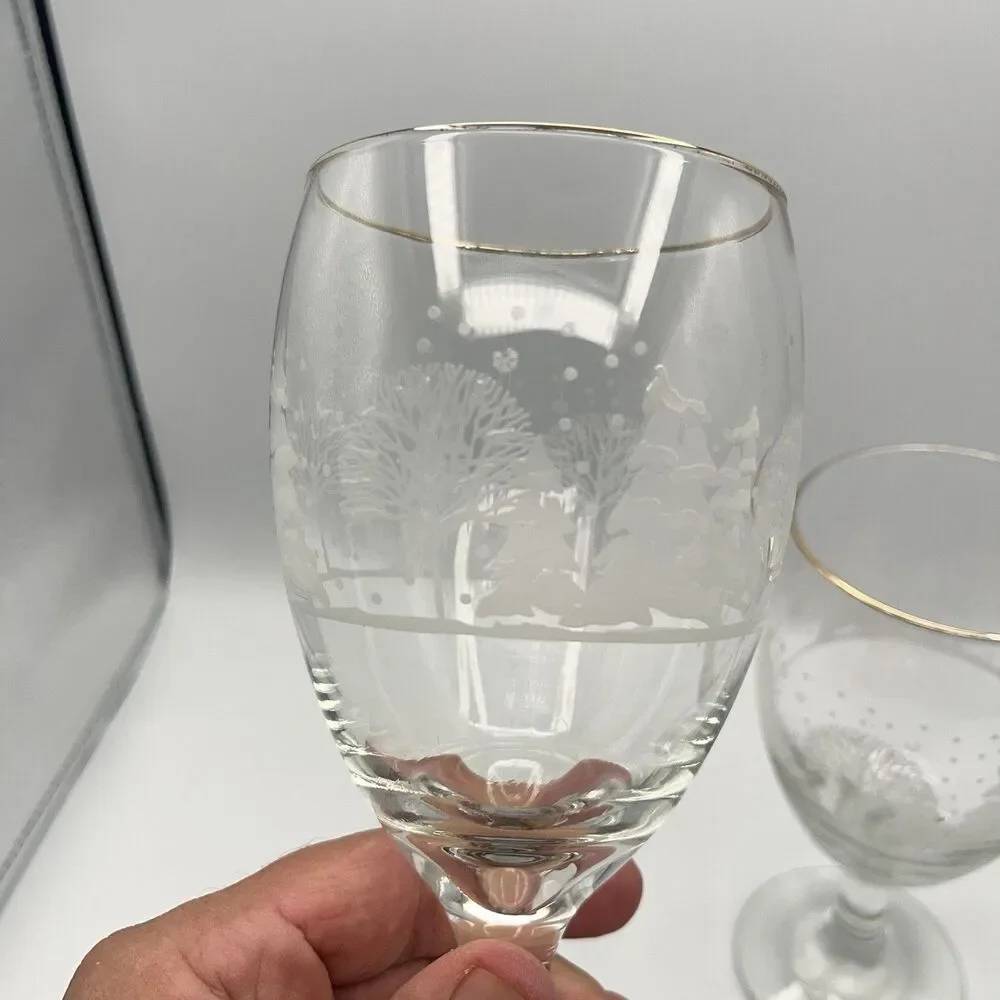 Arby’s Libbey Winter Wonderland Glasses Set Of 2
